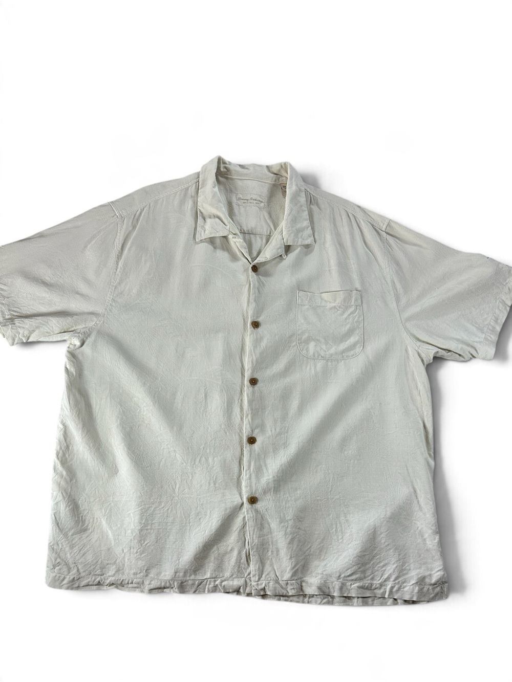 Tommy Bahama Disney Mickey Relaxed Short-Sleeve Button-Down Shirt in Off-White